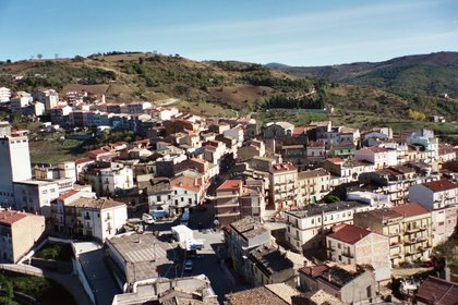 Air view of town